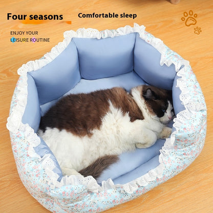 Lace Pet Cushion Mat Four Seasons Universal