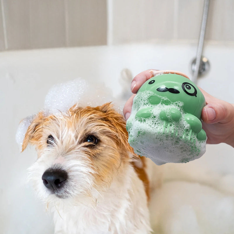 Pet Bath Brush With Body Wash