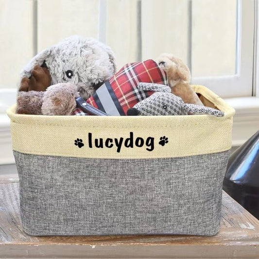 Personalized Pet Storage Basket